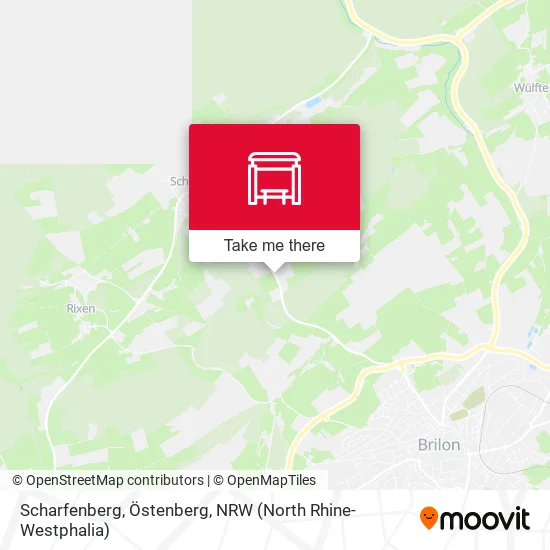 Карта Scharfenberg, Östenberg
