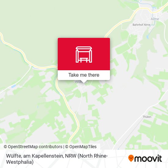 Wülfte, am Kapellenstein map