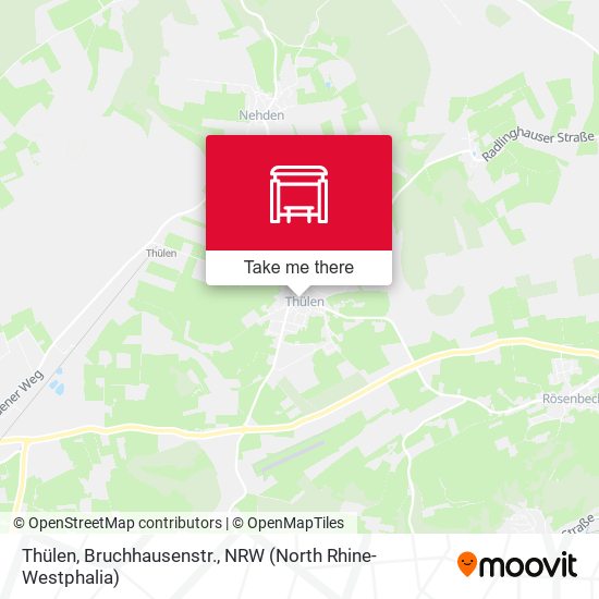 Thülen, Bruchhausenstr. map
