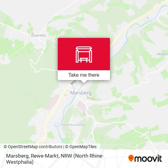 Карта Marsberg, Rewe-Markt