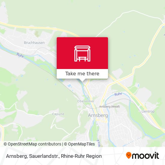Arnsberg, Sauerlandstr. map