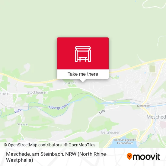 Карта Meschede, am Steinbach