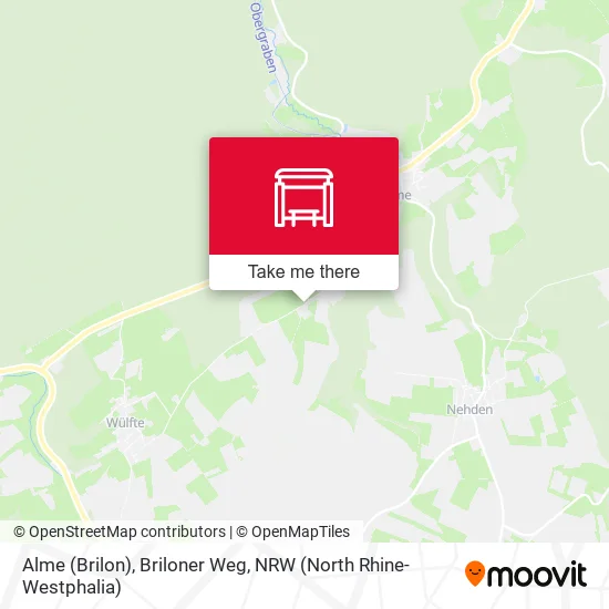 Карта Alme (Brilon), Briloner Weg