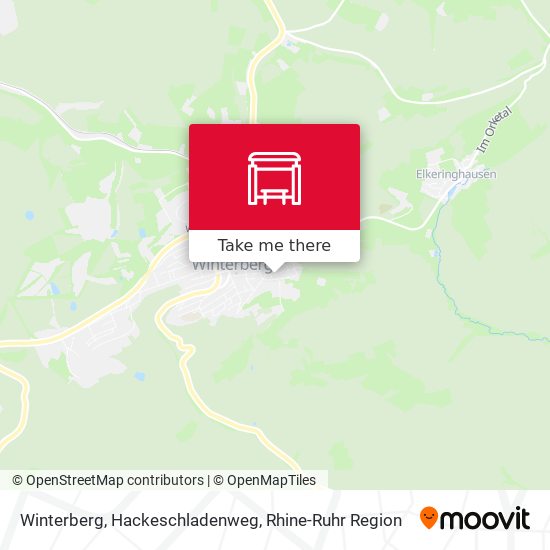Карта Winterberg, Hackeschladenweg