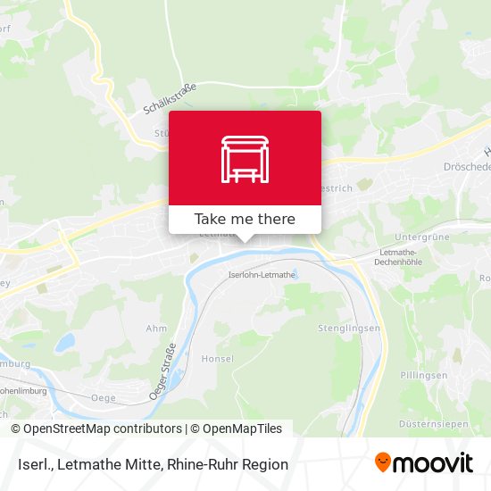 Карта Iserl., Letmathe Mitte