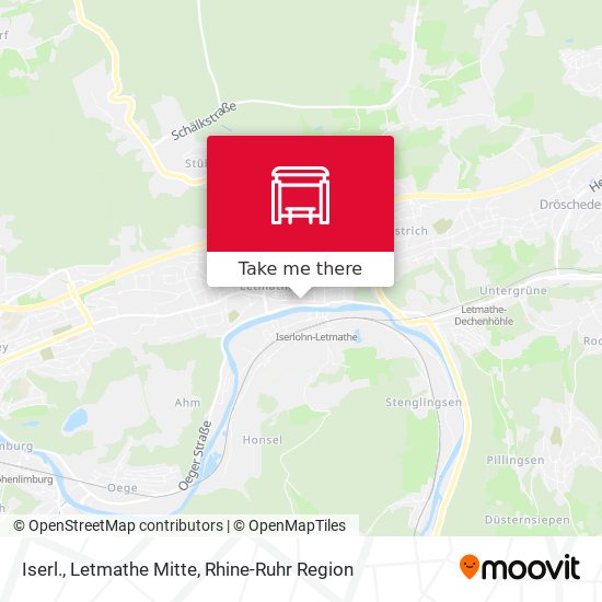Карта Iserl., Letmathe Mitte