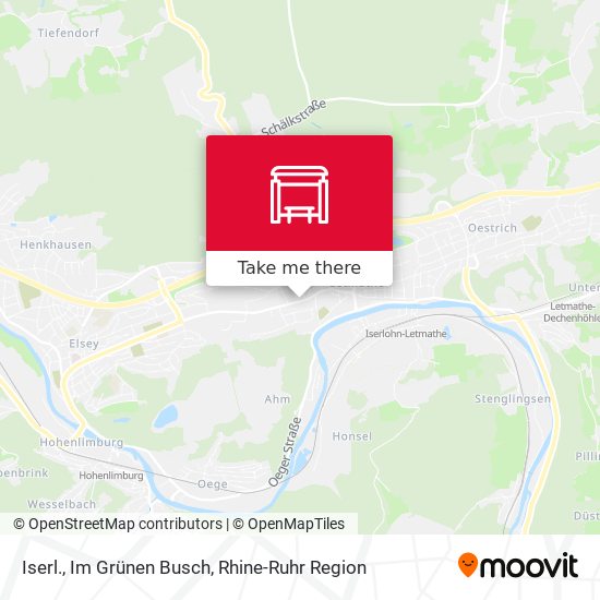 Iserl., Im Grünen Busch map