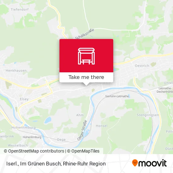 Iserl., Im Grünen Busch map