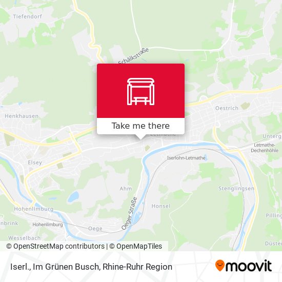 Iserl., Im Grünen Busch map