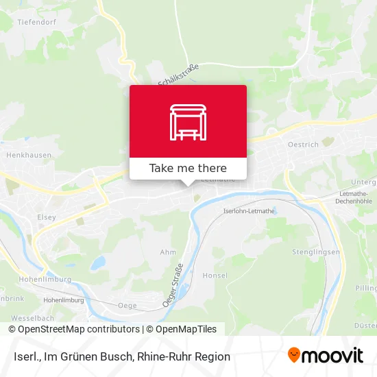 Iserl., Im Grünen Busch map