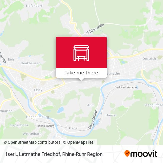 Iserl., Letmathe Friedhof map
