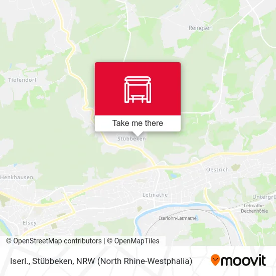 Iserl., Stübbeken map