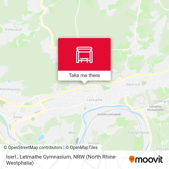 Карта Iserl., Letmathe Gymnasium