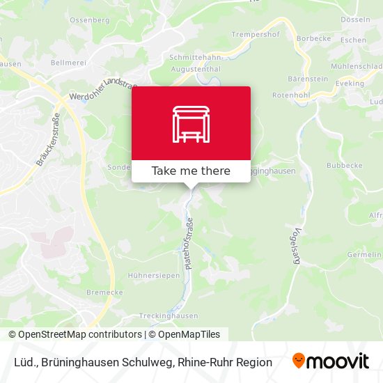 Lüd., Brüninghausen Schulweg map