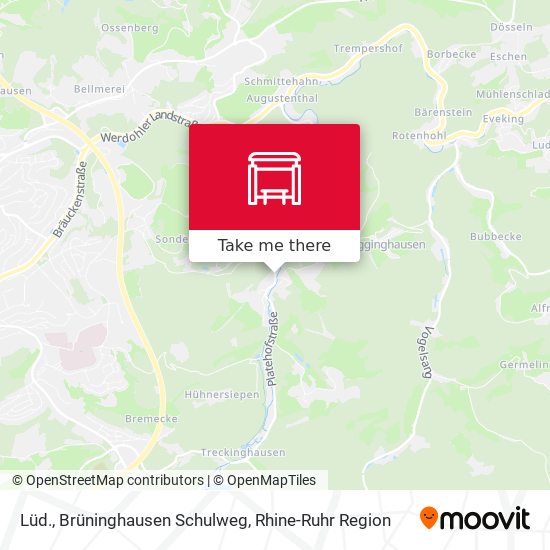 Lüd., Brüninghausen Schulweg map
