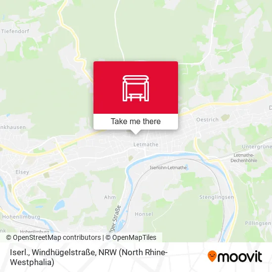 Карта Iserl., Windhügelstraße