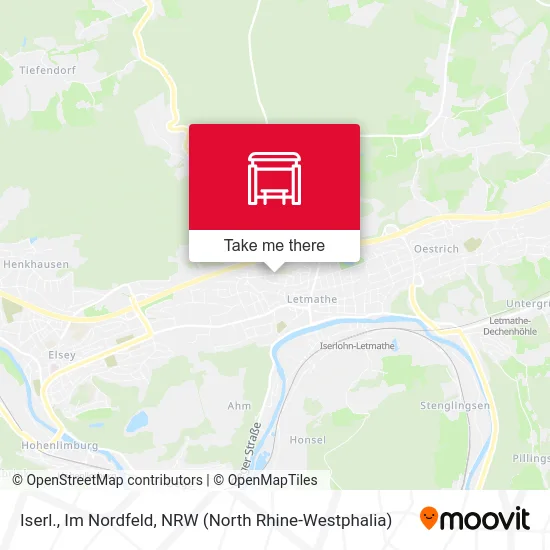 Карта Iserl., Im Nordfeld