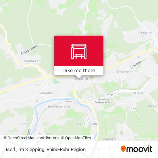 Карта Iserl., Im Klepping