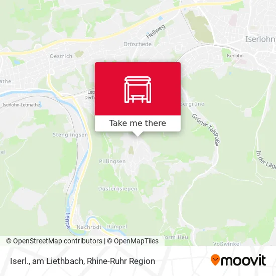 Карта Iserl., am Liethbach