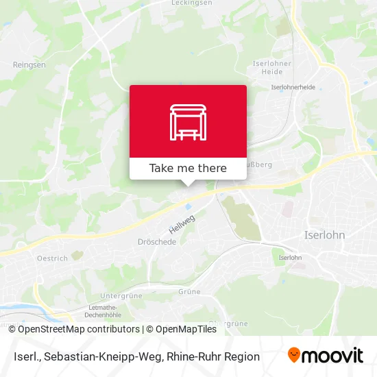 Карта Iserl., Sebastian-Kneipp-Weg