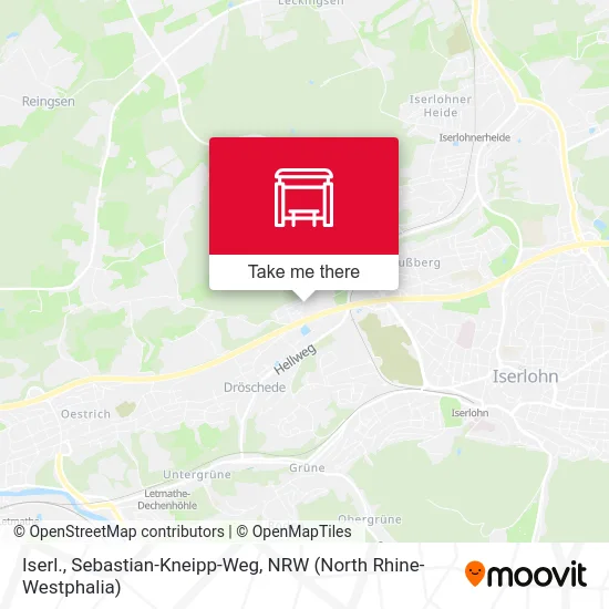 Iserl., Sebastian-Kneipp-Weg map