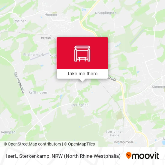 Карта Iserl., Sterkenkamp