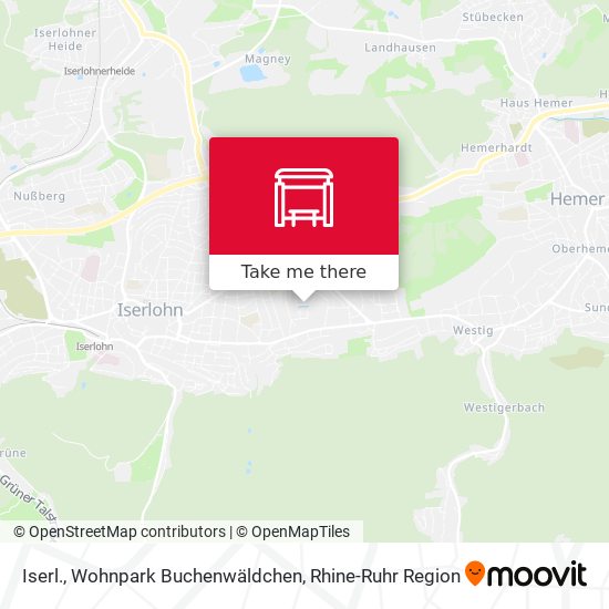 Iserl., Wohnpark Buchenwäldchen map