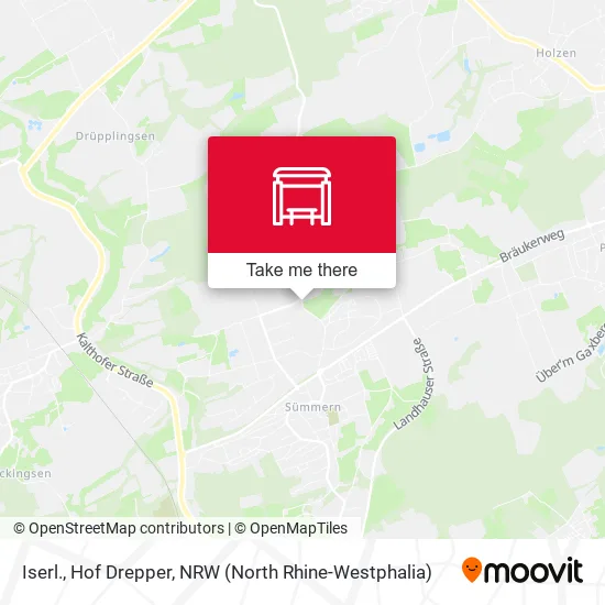 Карта Iserl., Hof Drepper