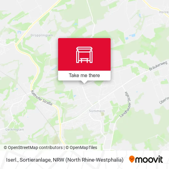 Карта Iserl., Sortieranlage