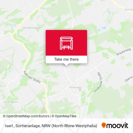 Карта Iserl., Sortieranlage