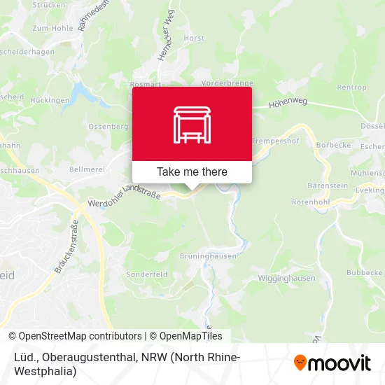 Lüd., Oberaugustenthal map