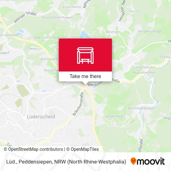 Lüd., Peddensiepen map