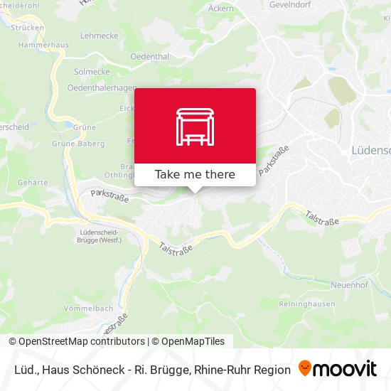 Lüd., Haus Schöneck - Ri. Brügge map