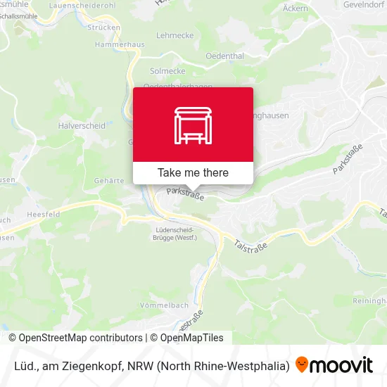 Lüd., am Ziegenkopf map