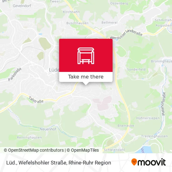 Карта Lüd., Wefelshohler Straße