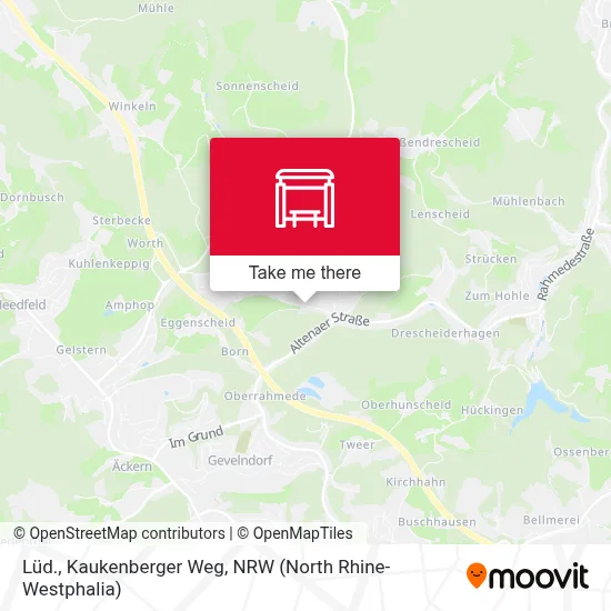 Lüd., Kaukenberger Weg map