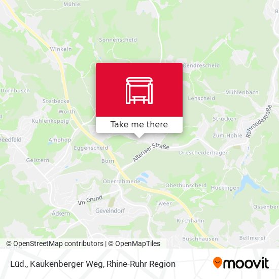 Lüd., Kaukenberger Weg map