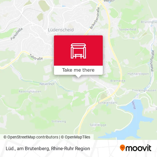 Карта Lüd., am Brutenberg