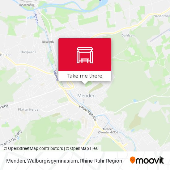 Menden, Walburgisgymnasium map