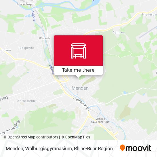 Menden, Walburgisgymnasium map