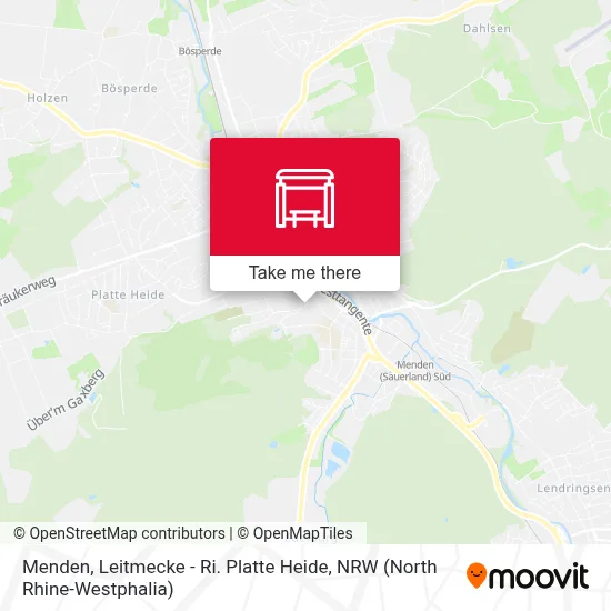 Menden, Leitmecke - Ri. Platte Heide map