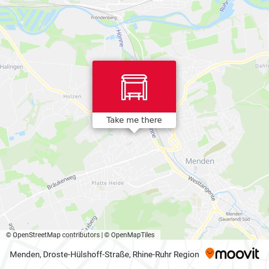 Menden, Droste-Hülshoff-Straße map