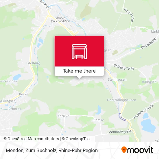 Карта Menden, Zum Buchholz