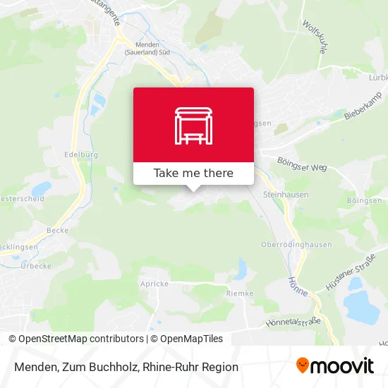 Карта Menden, Zum Buchholz