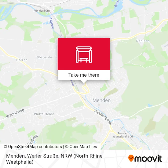 Menden, Werler Straße map