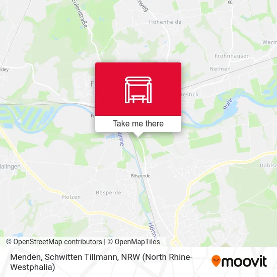 Menden, Schwitten Tillmann map