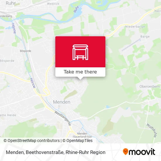 Карта Menden, Beethovenstraße