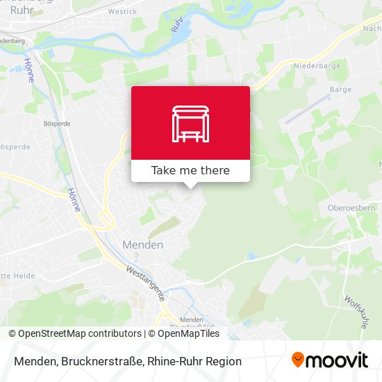 Menden, Brucknerstraße map