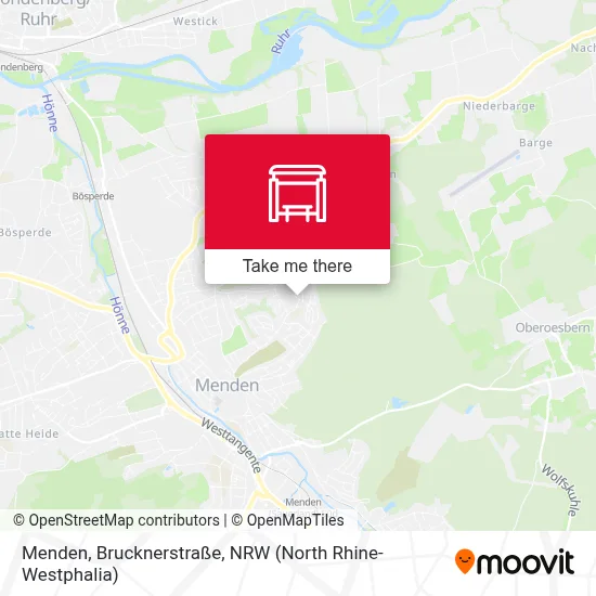 Menden, Brucknerstraße map