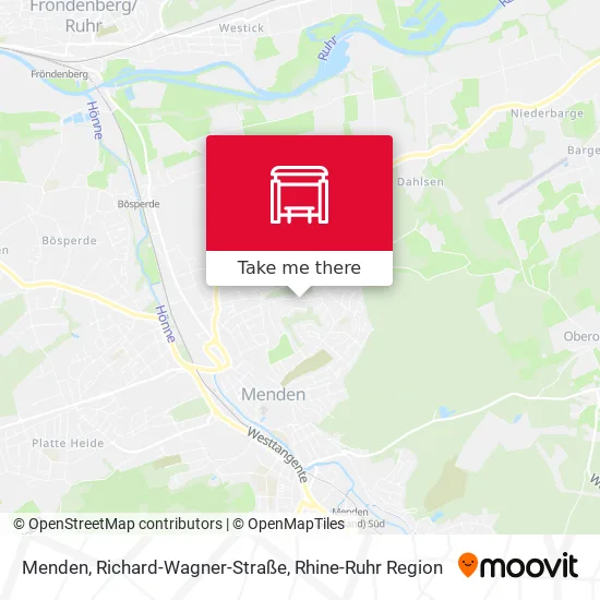 Карта Menden, Richard-Wagner-Straße